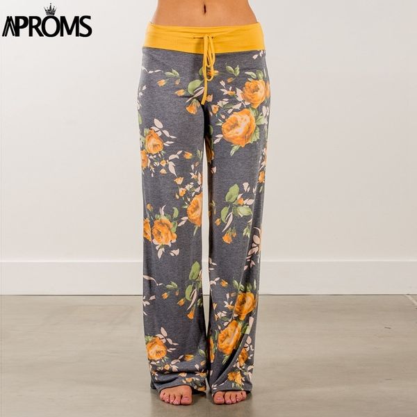 aproms yellow color blocked wide leg pants women summer 2020 streetwear high waist pants elastic casual drawstring long trousers lj201201, Black;white
aproms yellow color blocked wide leg pants women summer 2020 streetwear high waist pants elastic casual drawstring long trousers lj201201, Black;white