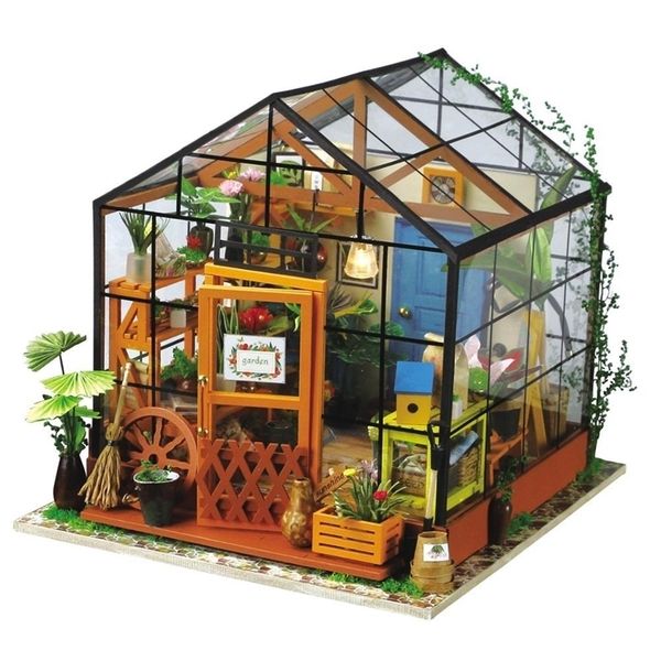 robotime miniature dollhouse diy dollhouse with doll house furniture, light gift for children adults kathy's flower house y200704
robotime miniature dollhouse diy dollhouse with doll house furniture, light gift for children adults kathy's flower house y200704