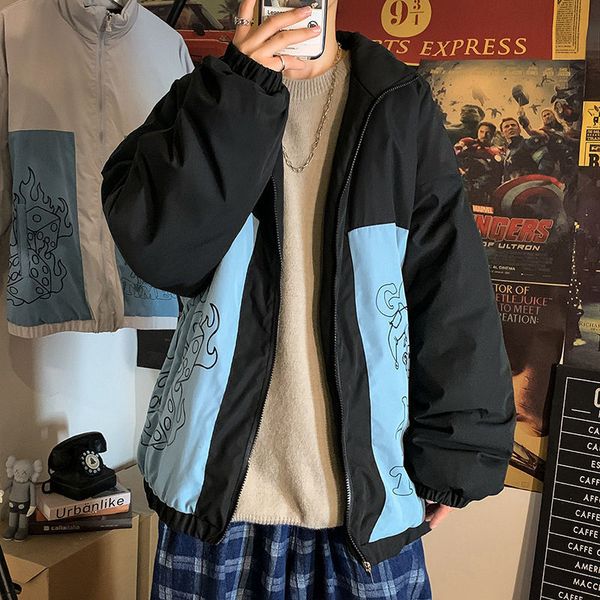 privathinker winter 2020 new men's korean style large parkas graphic printed woman thicken zipper coats man fashion clothing c1115, Black;brown
privathinker winter 2020 new men's korean style large parkas graphic printed woman thicken zipper coats man fashion clothing c1115, Black;brown