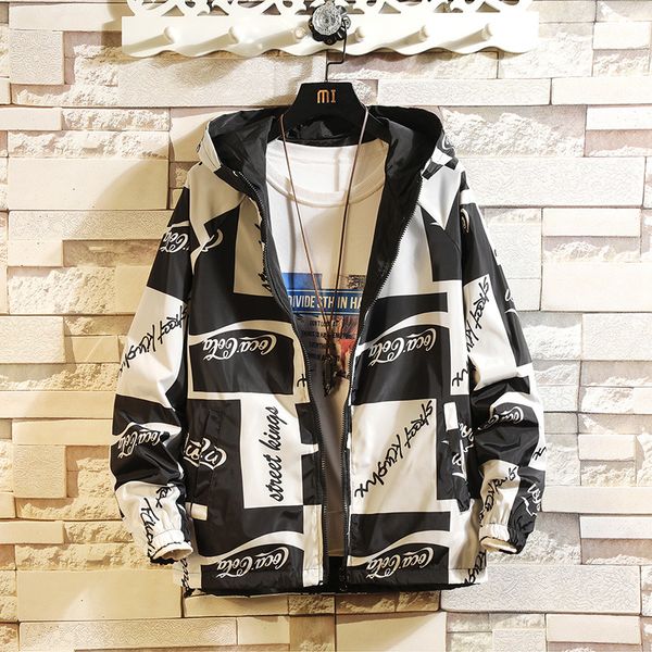 2021 New Double, Male Female Spring Jacket Double-sided Printing Jacket, High-quality Student with Hood Parka T64t, Black;brown
2021 New Double, Male Female Spring Jacket Double-sided Printing Jacket, High-quality Student with Hood Parka T64t, Black;brown