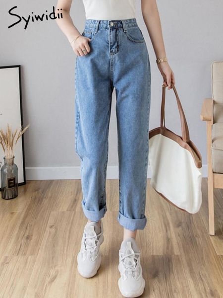 women's jeans high waisted mom woman cotton harem ankle-length pants loose vintage light blue casual plus size women denim jean female
women's jeans high waisted mom woman cotton harem ankle-length pants loose vintage light blue casual plus size women denim jean female