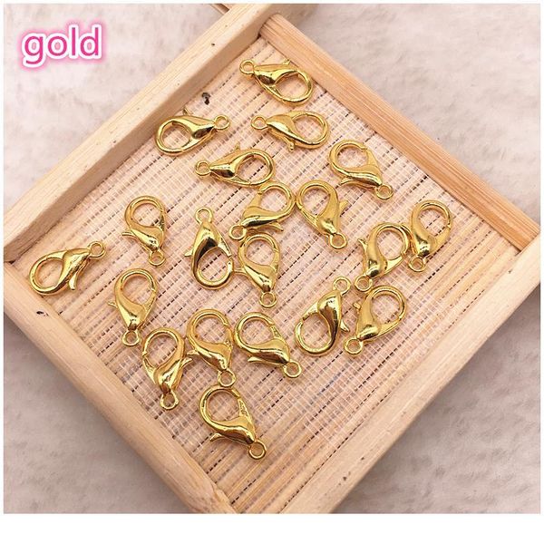 50pcs 12mm metal lobster clasps hooks for jewelry finding gold/dull silver/gun black color connect buckle diy necklace& jllzcu
50pcs 12mm metal lobster clasps hooks for jewelry finding gold/dull silver/gun black color connect buckle diy necklace& jllzcu