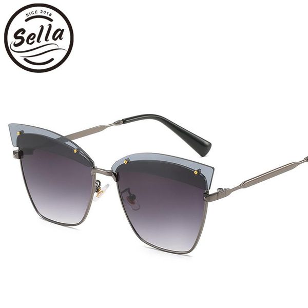 sunglasses sella 2021 fashion women oversized cateye brand designer trending gradient lens alloy frame eyebrow sun glasses, White;black
sunglasses sella 2021 fashion women oversized cateye brand designer trending gradient lens alloy frame eyebrow sun glasses, White;black