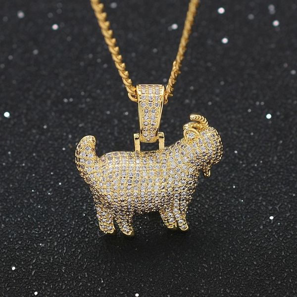 selling hip hop micro zircon goat pendant personality hiphop men and women fashion jewelry, Silver
selling hip hop micro zircon goat pendant personality hiphop men and women fashion jewelry, Silver
