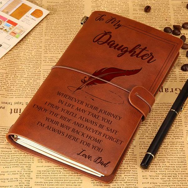 Vintage Faux Leather Journal Pu Sketchbook Book Of Shadows Journal Thick Vintage Journal Wedding Gift Wj102