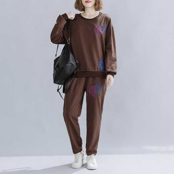 yourseason 2021 new ladiess 2 pieces sets spring autumn comfortable print o neck long pant women casual loose suit, Gray
yourseason 2021 new ladiess 2 pieces sets spring autumn comfortable print o neck long pant women casual loose suit, Gray