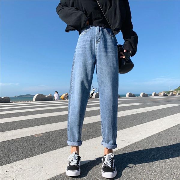 s-xl 2021 autumn korean chic style women blue denim jeans womens casual high waist harem jeans for women long trousers (z8693
s-xl 2021 autumn korean chic style women blue denim jeans womens casual high waist harem jeans for women long trousers (z8693