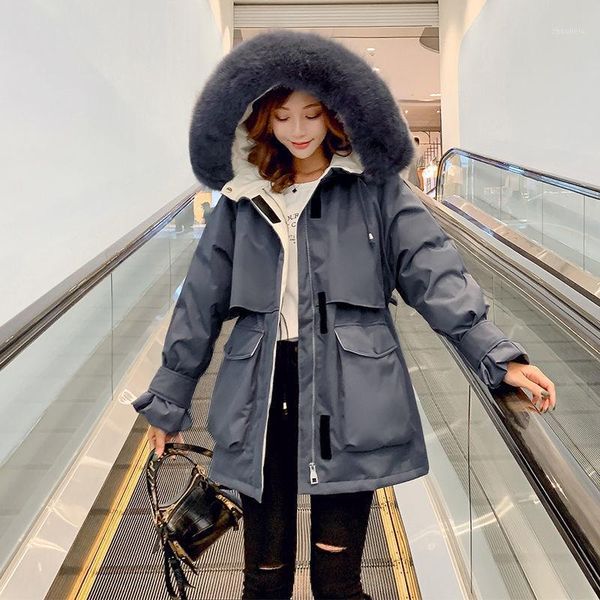 real collar white duck down down jacket for women middle and long european station new thickening fashion coat f1, Black;white 
real collar white duck down down jacket for women middle and long european station new thickening fashion coat f1, Black;white