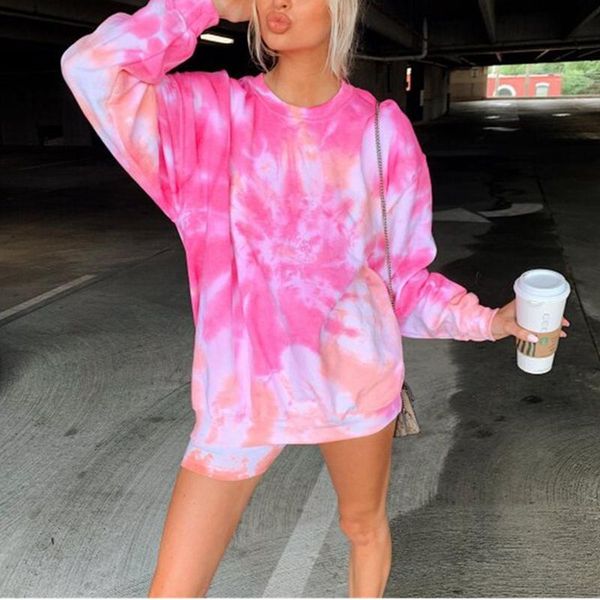 women's blouses & shirts autumn tie-dyed loose pullovers women oversized blouse long sleeve round neck baggy sweat streetwear lady, White
women's blouses & shirts autumn tie-dyed loose pullovers women oversized blouse long sleeve round neck baggy sweat streetwear lady, White