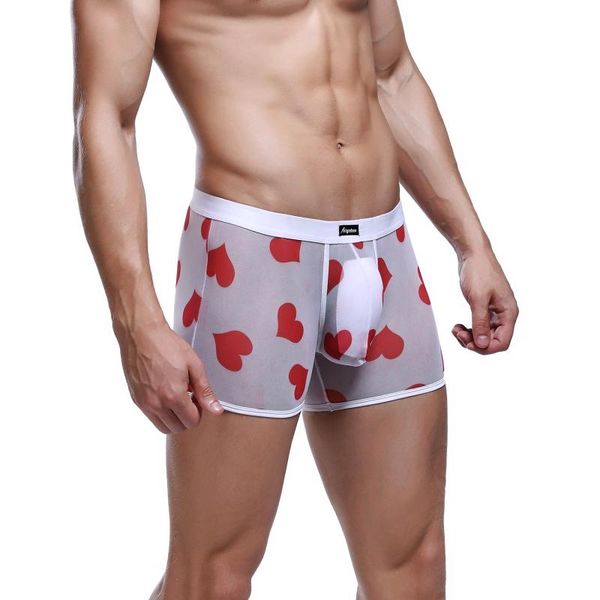 underpants men heart print panties mesh low waist breathable underwear soft comfortable fashion male daily boxer, Black;white
underpants men heart print panties mesh low waist breathable underwear soft comfortable fashion male daily boxer, Black;white
