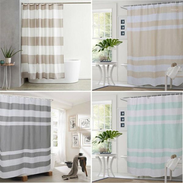 curtain & drapes shower stripes bathroom waterproof bath with hooks room decor polyester curtains1
curtain & drapes shower stripes bathroom waterproof bath with hooks room decor polyester curtains1