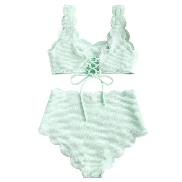 swimwear women's fashion two-piece bow lace up push-up tankini set large size bikini beach wear swimsuit, White;black
swimwear women's fashion two-piece bow lace up push-up tankini set large size bikini beach wear swimsuit, White;black