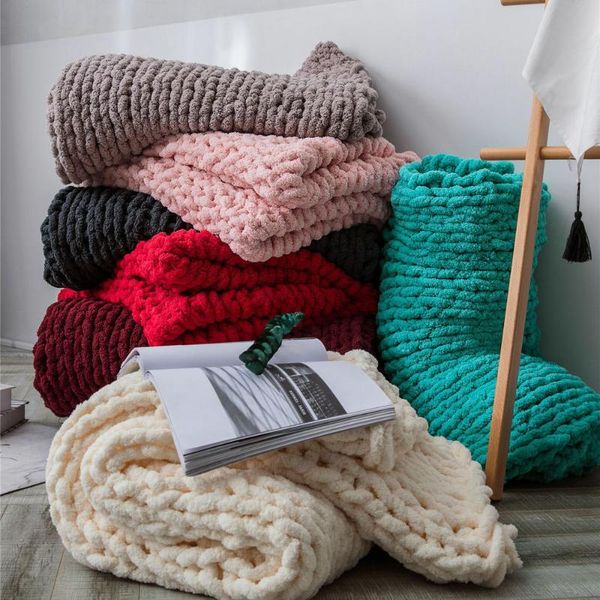 fashion hand woven chenille blanket thick big yarn roving knitted plaid blankets super warm throw blanket for sofa bed
fashion hand woven chenille blanket thick big yarn roving knitted plaid blankets super warm throw blanket for sofa bed