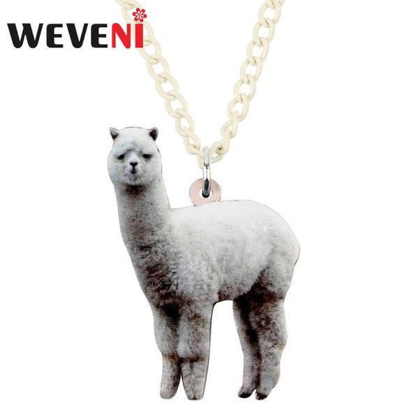 pendant necklaces weveni acrylic anime standing alpaca camel necklace chain animal jewelry lady girl teen kids 2021 fashion party gift, Silver
pendant necklaces weveni acrylic anime standing alpaca camel necklace chain animal jewelry lady girl teen kids 2021 fashion party gift, Silver
