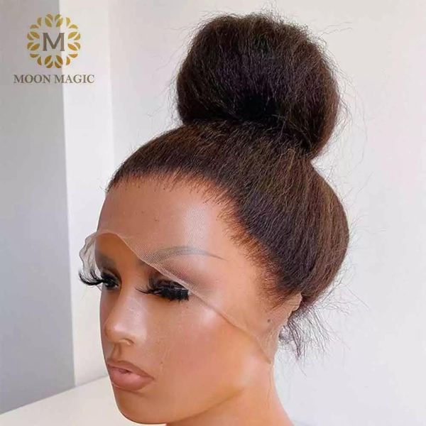 360 lace frontal wig hd kinky straight 360 lace wig human hair pre plucked full 26 inch lace front human hair wigs for women, Black;brown
360 lace frontal wig hd kinky straight 360 lace wig human hair pre plucked full 26 inch lace front human hair wigs for women, Black;brown