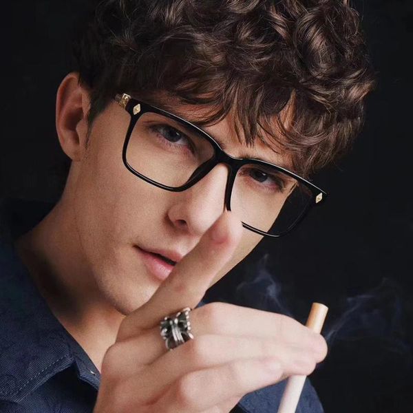sunglasses 2021 fashion anti blue light flat lens super handsome plain color ins large frame glasses metal accessories, White;black
sunglasses 2021 fashion anti blue light flat lens super handsome plain color ins large frame glasses metal accessories, White;black