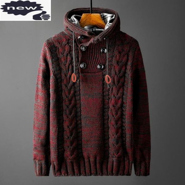 men's sweaters japan style winter thicken fleece sweater mens long sleeve double breasted hooded pullover casual knitting plus size, White;black
men's sweaters japan style winter thicken fleece sweater mens long sleeve double breasted hooded pullover casual knitting plus size, White;black