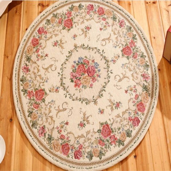 2020 round jacquard countryside carpets for living room flower bedroom rugs and carpets computer chair floor mat table area rug
2020 round jacquard countryside carpets for living room flower bedroom rugs and carpets computer chair floor mat table area rug