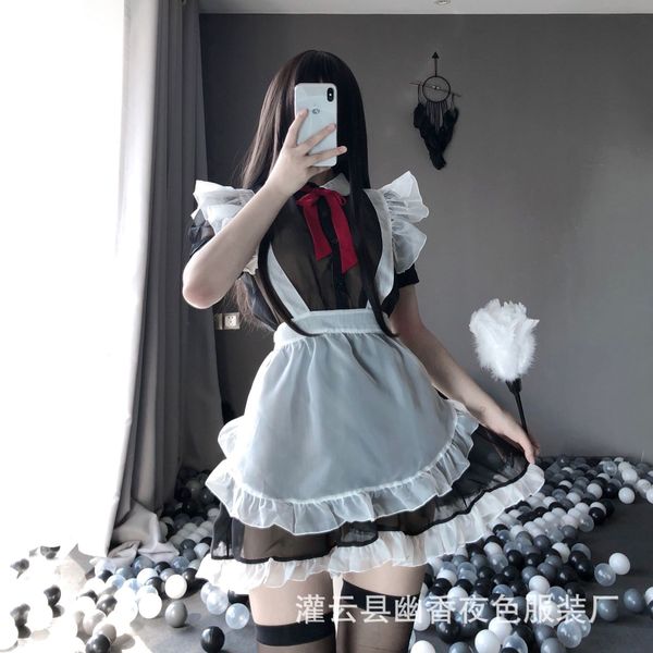 traje babydoll vestido uniforme ertico role play feminino lingerie cosplay avental francs empregada domstica servo, Black;white
traje babydoll vestido uniforme ertico role play feminino lingerie cosplay avental francs empregada domstica servo, Black;white