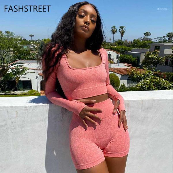 fashstreet skinny two piece set long sleeve cropped t shirt high waist biker shorts tracksuit 2020 women simple streetwear1, White
fashstreet skinny two piece set long sleeve cropped t shirt high waist biker shorts tracksuit 2020 women simple streetwear1, White