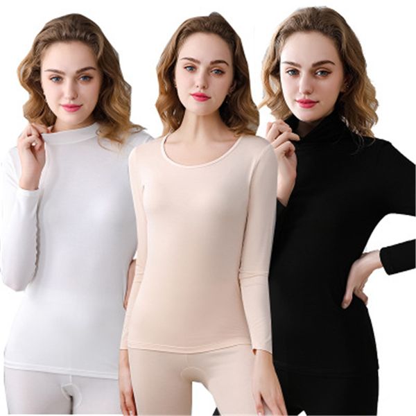 women thermal underwear fashion trend long sleeve high neck or round neck warm bottoming winter female casual skinny thermal underwear, Black;pink
women thermal underwear fashion trend long sleeve high neck or round neck warm bottoming winter female casual skinny thermal underwear, Black;pink