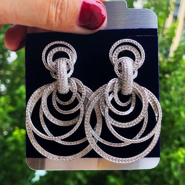 godki famous 2020 charms trendy women earrings imitation pearl cubic zircon drop earring for women wedding party accessories, Silver
godki famous 2020 charms trendy women earrings imitation pearl cubic zircon drop earring for women wedding party accessories, Silver