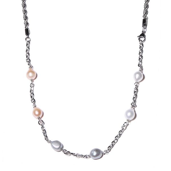 asap rocky style hiphop necklace natural peals, Silver
asap rocky style hiphop necklace natural peals, Silver