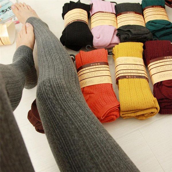 woman candy color knitted pure cotton pantyhose pantyhose thickened warmth autumn and winter high elastic body socks, Black;white
woman candy color knitted pure cotton pantyhose pantyhose thickened warmth autumn and winter high elastic body socks, Black;white