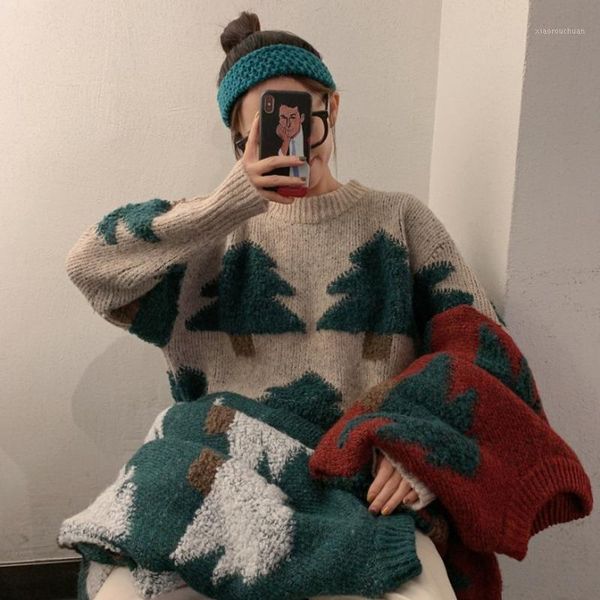 peonfly fashion tree pattern casual 2020 autumn winter sweater female korean loose long sleeve knitter pullovers jumper1, White;black
peonfly fashion tree pattern casual 2020 autumn winter sweater female korean loose long sleeve knitter pullovers jumper1, White;black