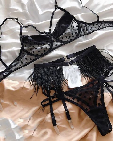 new lingerie bra+garter+briefs set for women breathable brassiere polka dot cut-out mesh bra set beautiful underwear1, Red;black
new lingerie bra+garter+briefs set for women breathable brassiere polka dot cut-out mesh bra set beautiful underwear1, Red;black