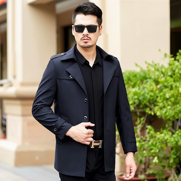 2020 new men's medium long windbreaker, simple fashionable, slim and versatile, lapel jacket, Tan;black
2020 new men's medium long windbreaker, simple fashionable, slim and versatile, lapel jacket, Tan;black