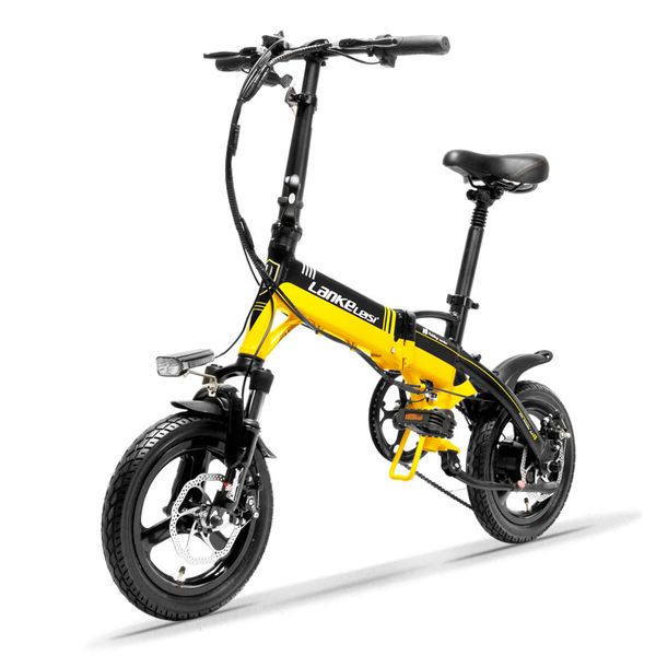 14inch aluminum alloy electric bike 36v lithium battery built-in frame mini folding bicycle 350w rear motor, Silver;blue
14inch aluminum alloy electric bike 36v lithium battery built-in frame mini folding bicycle 350w rear motor, Silver;blue