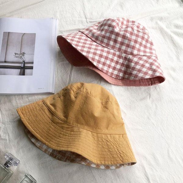 wide brim hats japanese women girls summer reversible bucket hat sweet plaid check printed sunscreen packable casual lounge fisherman cap 28, Blue;gray
wide brim hats japanese women girls summer reversible bucket hat sweet plaid check printed sunscreen packable casual lounge fisherman cap 28, Blue;gray