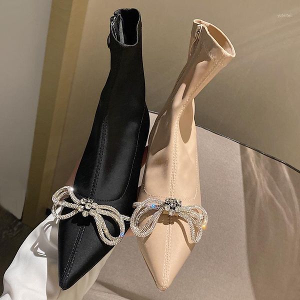 female shoes casual low heel ankle boots for women pointed toe high heels shoes ladies rhinestone bow womens short boots1, Black
female shoes casual low heel ankle boots for women pointed toe high heels shoes ladies rhinestone bow womens short boots1, Black