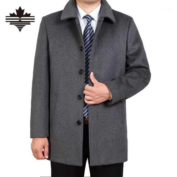 men's wool & blends spring jackets for men business casual overcoat single breasted and long sections brand clothing1, Black
men's wool & blends spring jackets for men business casual overcoat single breasted and long sections brand clothing1, Black
