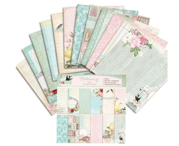 24 pcs 6 inches floral beautiful scrapbook paper pad diy origami art craft p background pad
24 pcs 6 inches floral beautiful scrapbook paper pad diy origami art craft p background pad