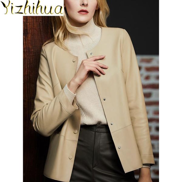 real natural sheepskin 100% coat female genuine leather jacket women clothing 2021 korean casual jackets and coats 09494, Black
real natural sheepskin 100% coat female genuine leather jacket women clothing 2021 korean casual jackets and coats 09494, Black
