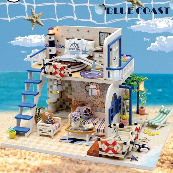 miniature doll house model wooden furniture building blocks toys birthday gifts blue coast diy puzzle toy m032 y200413
miniature doll house model wooden furniture building blocks toys birthday gifts blue coast diy puzzle toy m032 y200413