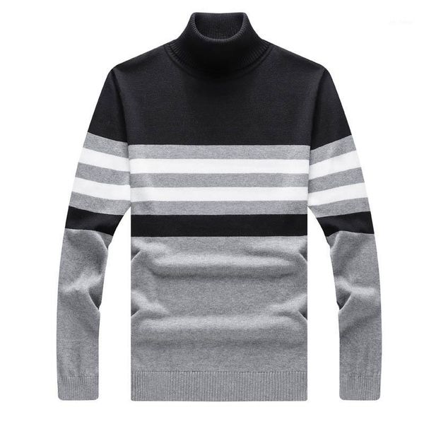 men turtleneck cotton pullover patchwork slim fit soft comfortable long sleeve fashion clothes knitted casual hombre sweater1, White;black
men turtleneck cotton pullover patchwork slim fit soft comfortable long sleeve fashion clothes knitted casual hombre sweater1, White;black