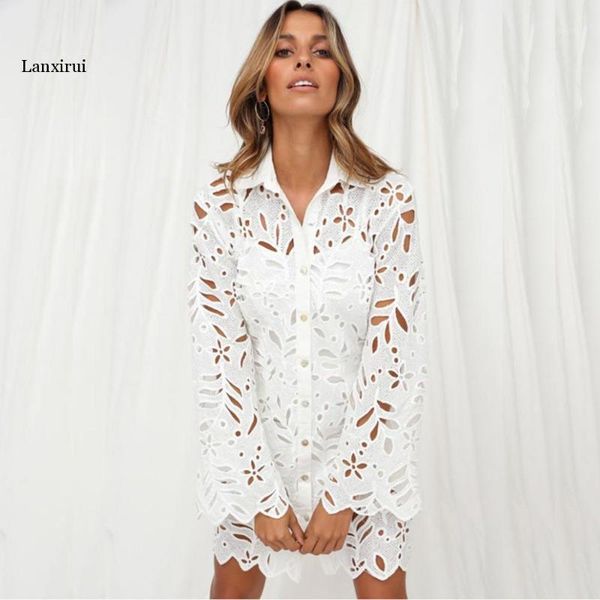 solid hollow out short dress women new turn down collar long sleeve hollow lace dress casual summer women1, Black;gray
solid hollow out short dress women new turn down collar long sleeve hollow lace dress casual summer women1, Black;gray