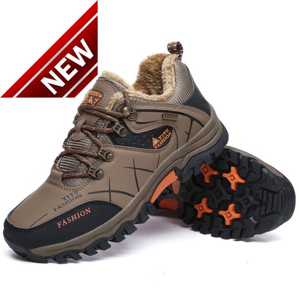 2021 autumn winter new size 39-47 men's plush mountaineering low large cotton cross-country running outdoor shoes, Black
2021 autumn winter new size 39-47 men's plush mountaineering low large cotton cross-country running outdoor shoes, Black