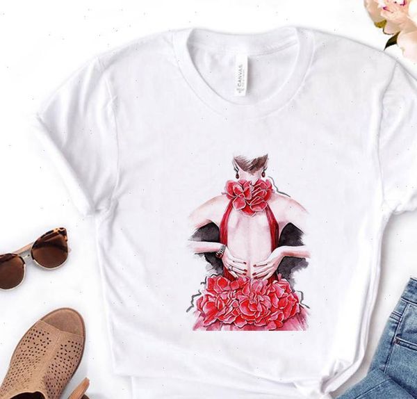 rose flower dress girl print women tshirt cotton casual funny t shirt gift for lady yong girl tee pm 166, White
rose flower dress girl print women tshirt cotton casual funny t shirt gift for lady yong girl tee pm 166, White