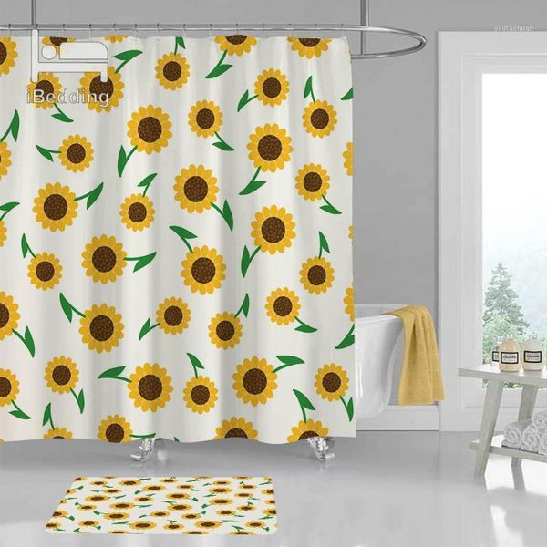 shower curtains cartoon little sunflower bathroom mat set waterproof bath pod polyester decor with hooks 2pcs/set1
shower curtains cartoon little sunflower bathroom mat set waterproof bath pod polyester decor with hooks 2pcs/set1