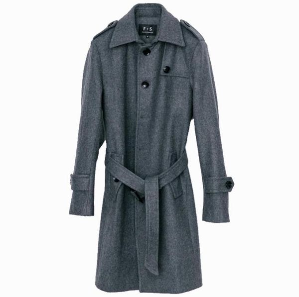 men's wool & blends grey casual woolen coat men trench coats belt winter warm long sleeves overcoat mens cashmere casaco masculino engl, Black
men's wool & blends grey casual woolen coat men trench coats belt winter warm long sleeves overcoat mens cashmere casaco masculino engl, Black