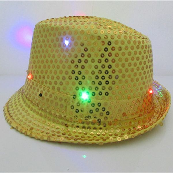 fedora jazz flashing light up led trilby sequins caps fancy dress dance party hats hip hop lamp luminous hat sh19
fedora jazz flashing light up led trilby sequins caps fancy dress dance party hats hip hop lamp luminous hat sh19
