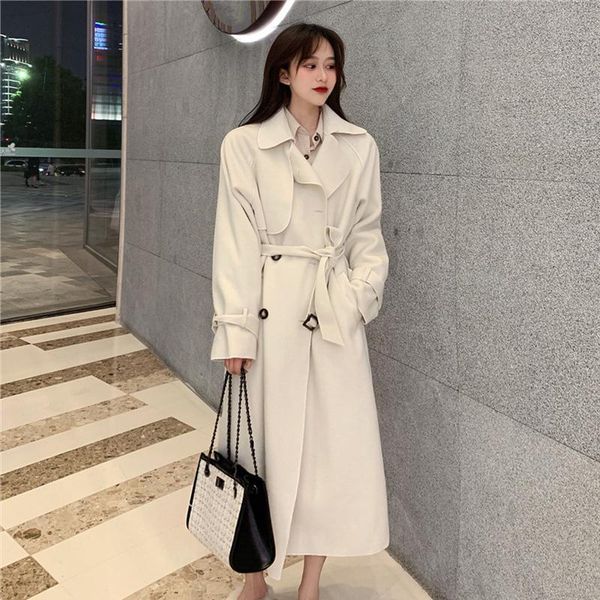 women's wool & blends vicone autumn and winter 2021 small long double-sided coat loose temperament long-sleeved clothing, Black
women's wool & blends vicone autumn and winter 2021 small long double-sided coat loose temperament long-sleeved clothing, Black
