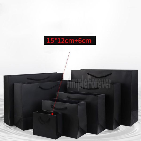 gift wrap small black paper bag 15*12+6cm mini size kraft shopping bags with handle for party gifts clothes&shoes 100pcs/lot1
gift wrap small black paper bag 15*12+6cm mini size kraft shopping bags with handle for party gifts clothes&shoes 100pcs/lot1