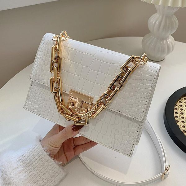 cross body luxury alligator chain small square bag for women's high-quality pu leather lock shoulder unique lady crossbody handbags sac
cross body luxury alligator chain small square bag for women's high-quality pu leather lock shoulder unique lady crossbody handbags sac