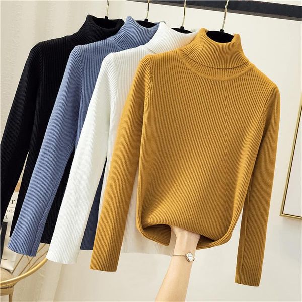 women's sweaters arrive turtleneck sweaters&jumpers casual fall clothes for women pullover solid slim sweater elastic thick knitted, White;black
women's sweaters arrive turtleneck sweaters&jumpers casual fall clothes for women pullover solid slim sweater elastic thick knitted, White;black