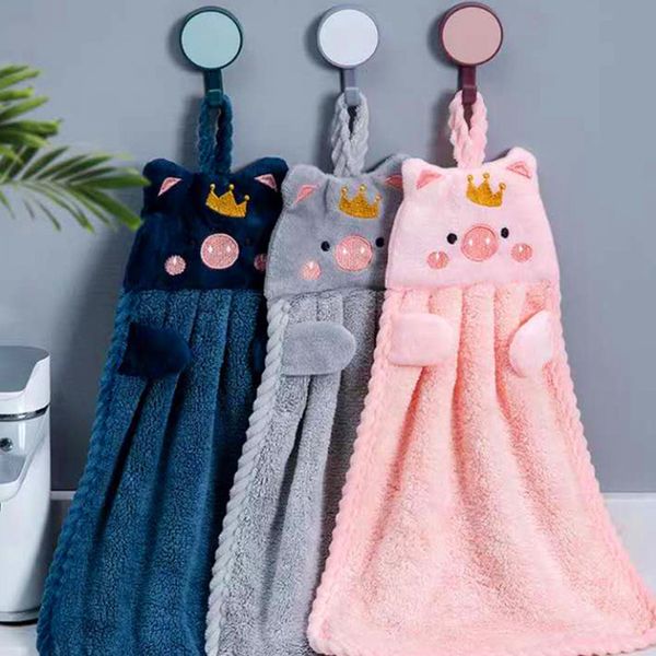 hangable coral fleece towels kitchen cleaning towels absorbent cloth dish cloth candy colors kitchen hand towels, White
hangable coral fleece towels kitchen cleaning towels absorbent cloth dish cloth candy colors kitchen hand towels, White